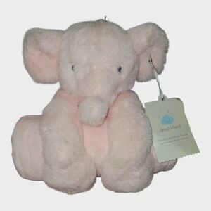 Cloud Island Elephant Plush Blanket Pink Baby Lovey Set Security Blanket NWT